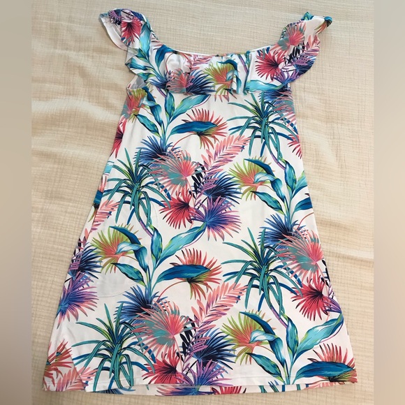 Tommy Bahama Frondsferdi Ruffle Spa Dress - Picture 8 of 11
